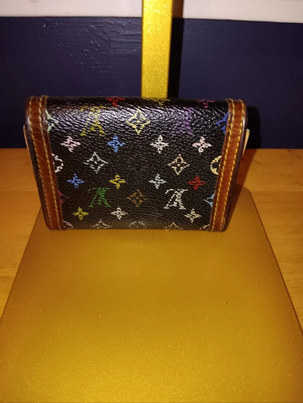 Louis Vuitton Murakami Multi Color Monogram Coin Holder